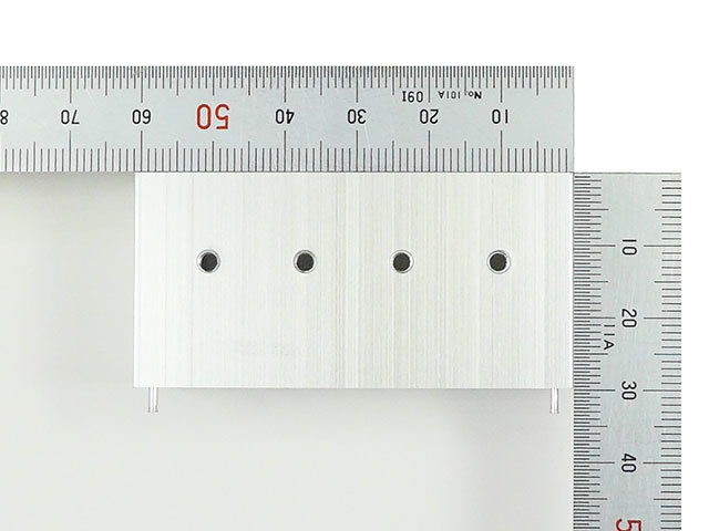 .. board heat sink .. vessel 30×61×30mm aluminium 4. place screw holes attaching TO-220,TO-202 etc. installation possibility basis board installation pin attaching .. three terminal 