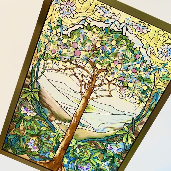 グラスマスターズ社 ステンドグラス ステンドガラス Louis C. Tiffany ルイス・C・ティファニー  Tree of Life（生命の木）の画像2