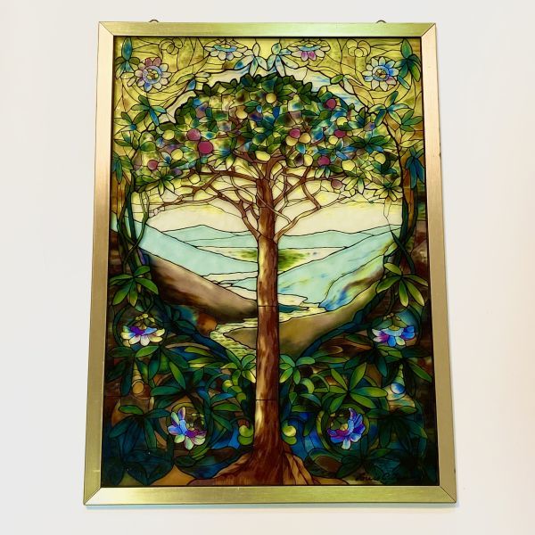 グラスマスターズ社 ステンドグラス ステンドガラス Louis C. Tiffany ルイス・C・ティファニー  Tree of Life（生命の木）の画像1