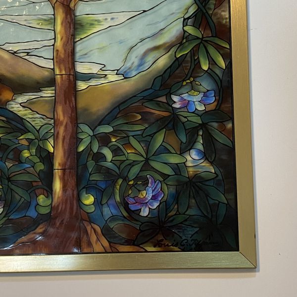 グラスマスターズ社 ステンドグラス ステンドガラス Louis C. Tiffany ルイス・C・ティファニー  Tree of Life（生命の木）の画像6