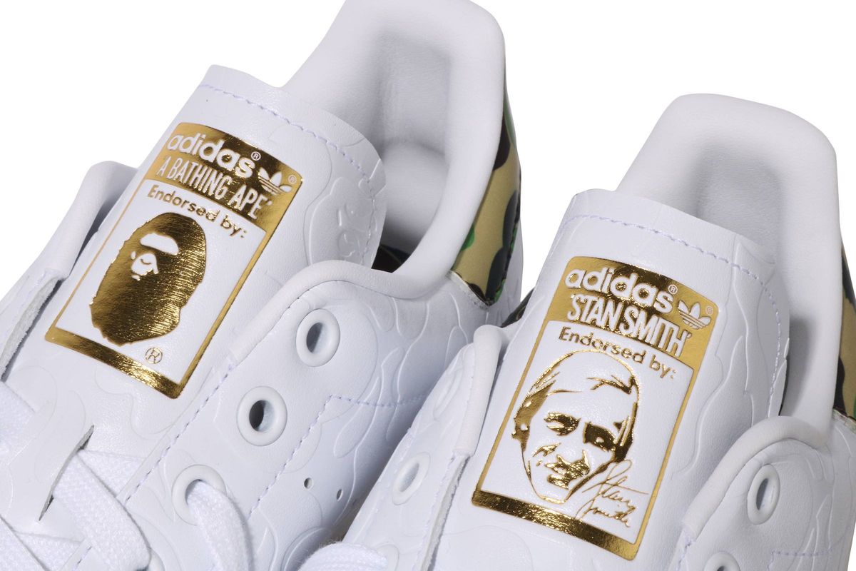 BAPE X ADIDAS STANSMITH BAPE ホワイト 27cm 新品 未使用｜Yahoo