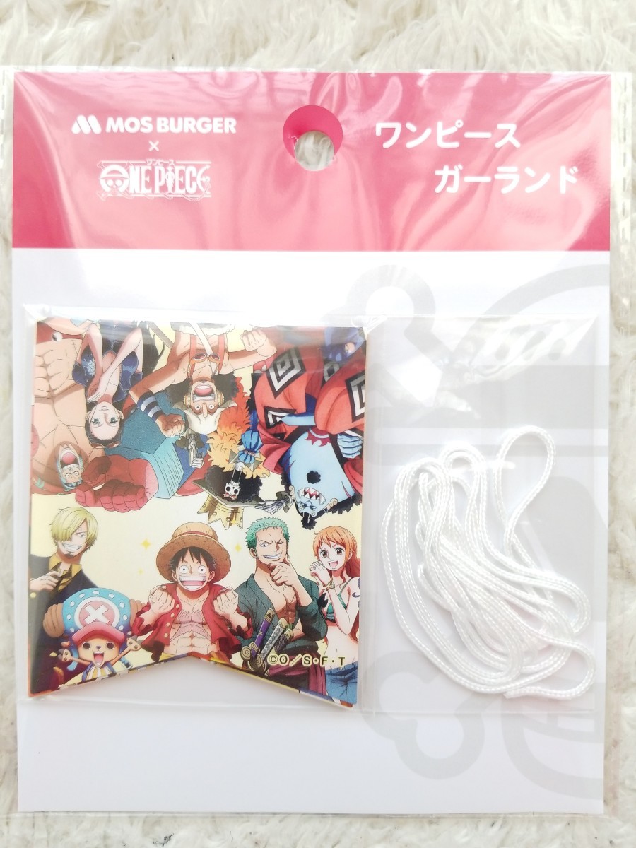 * new goods unused unopened Moss burger ×ONE PIECE collaboration limitation toy 2 kind set / slider case / One-piece Galland not for sale rare limited amount *