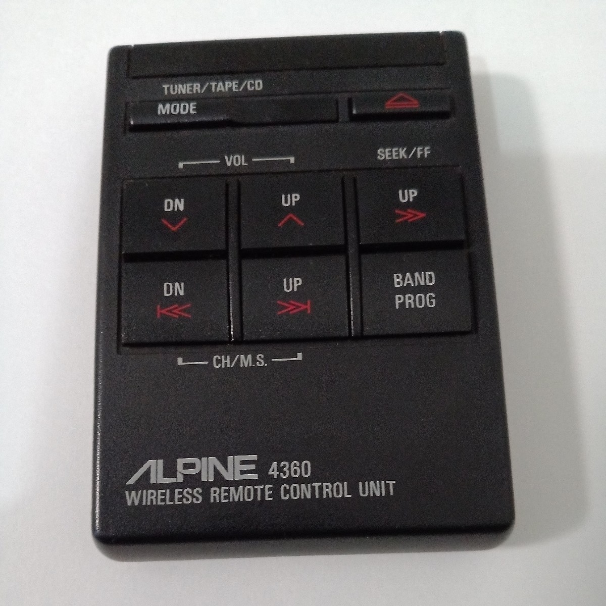 【中古品】ALPINE 4360 Wireless remote Control Unit/リモコン_画像2