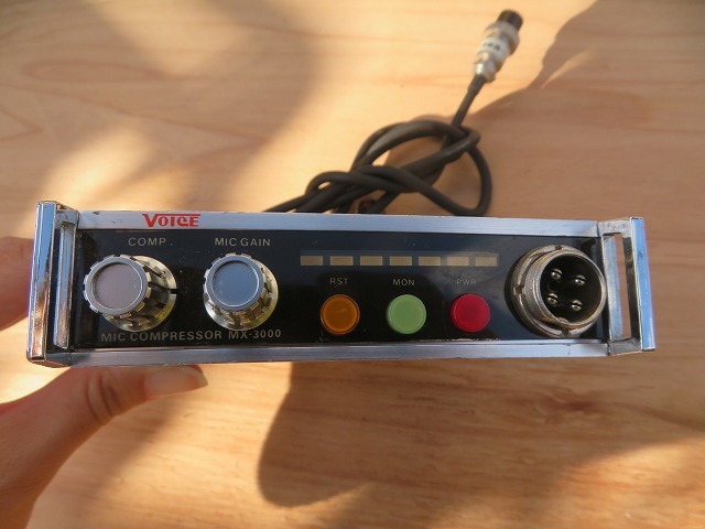G☆VOICE MIC COMPRESSOR　MX-3000　8ピン　マイクコンプレッサー　無線関係 ◎動作外し_画像2