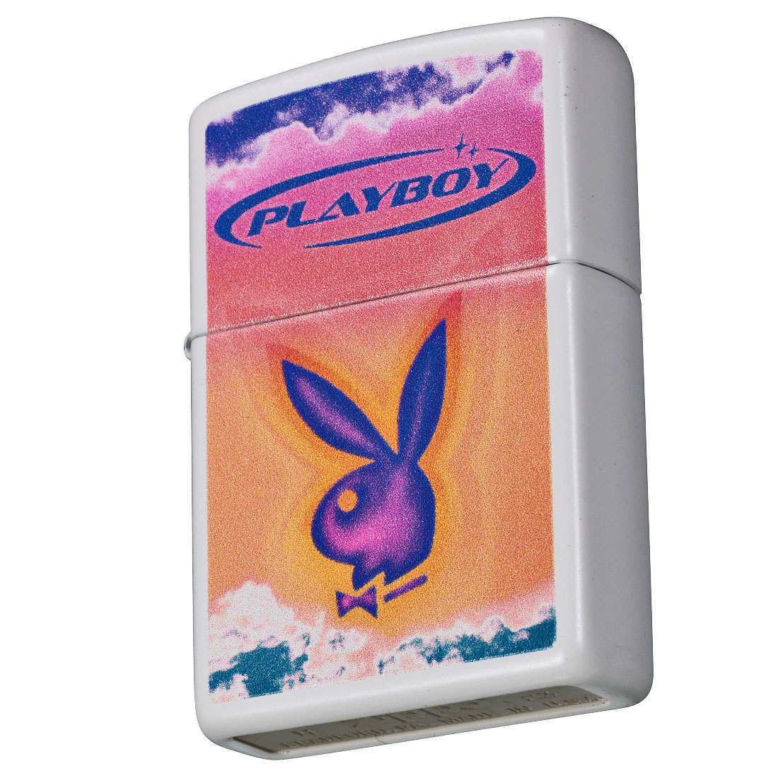 zippo(ジッポーライター) PLAYBOY プレイボーイ　ホワイトマット　2023秋冬モデル 48744【ネコポス可】_zippo(ジッポーライター) PLAYBOY プレイボ