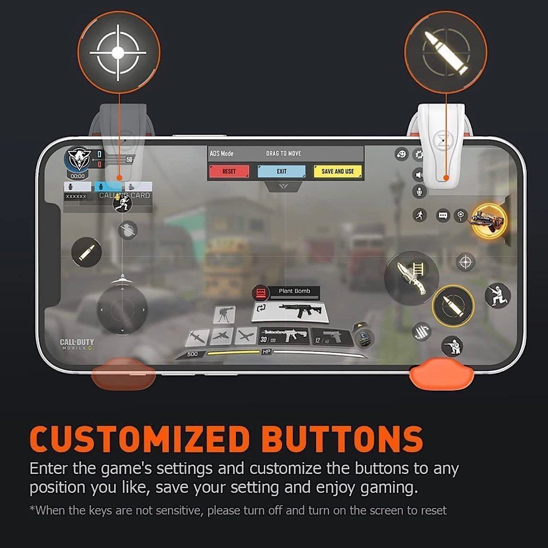 2 piece BIGBIG WON smartphone controller joystick smartphone for fps.. line moving PUBG mobile apex Mobile COD M postage anonymity delivery new goods 