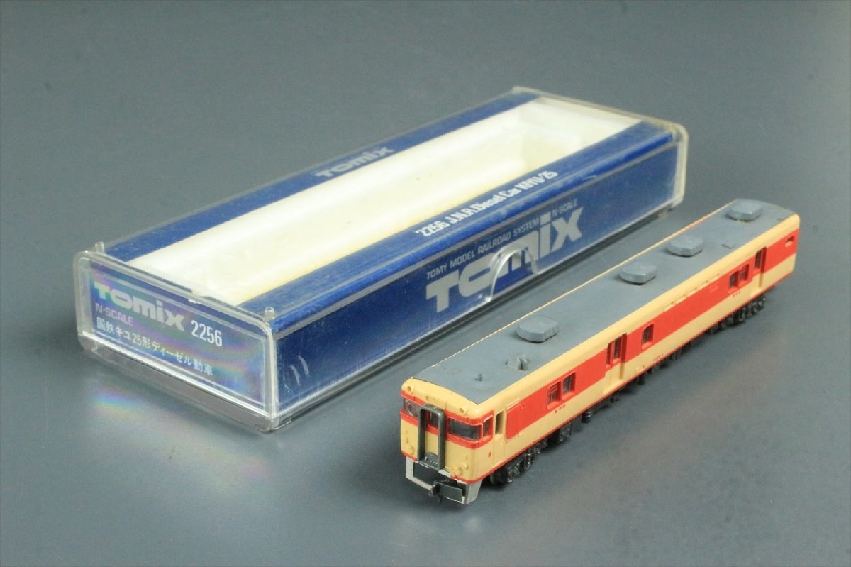 鉄道模型 トミックス TOMIX 2256 国鉄キユ25形 ディーゼル動車 一両 Nゲージ TOMY トミー ケース付 ジャンク 2412kbz_画像1