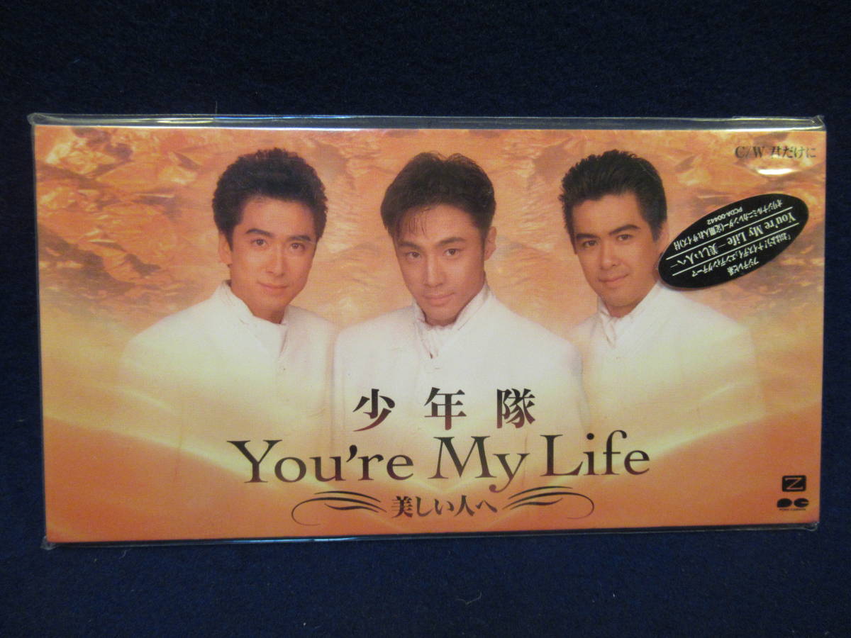 ■８cmCDシングル■You’re My Life－美しい人へ－　■君だけに　■少年隊■未開封_画像1