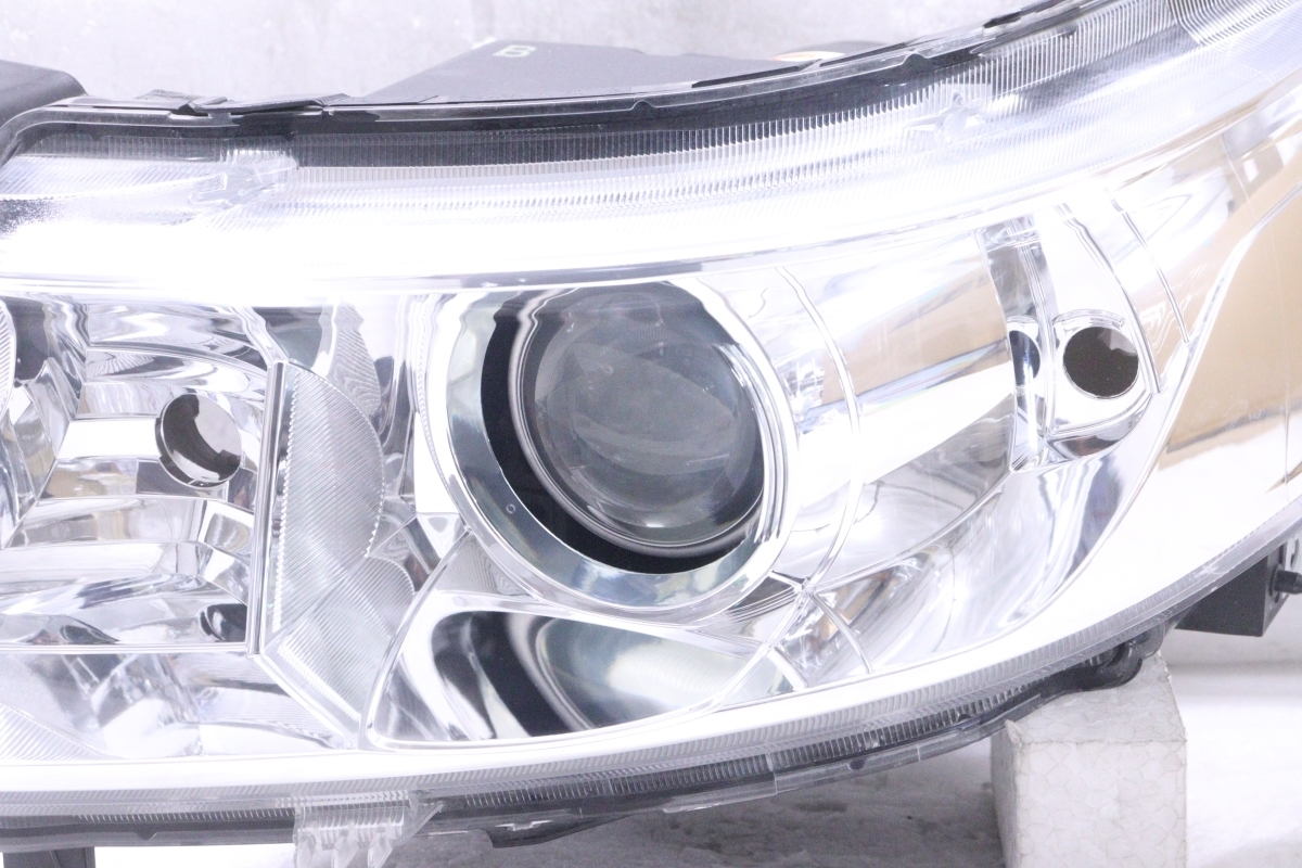 3Y-611★美品★HID MK42S スペーシアカスタムZ★左ヘッドライト KOITO 100-59191 打刻:B ユニット メッキ 純正★スズキ (RO)_画像2