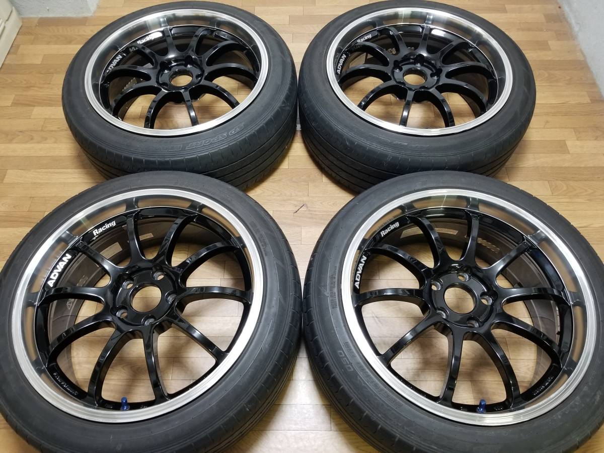 【希少】18インチ 8J +48 PCD112 ADVAN Racing RS-D アドバン アウディ TT 8K系 Audi A4 S4 4F系 A6 ベンツ VW ゴルフ BMW RS RZ TC GT RG_画像1