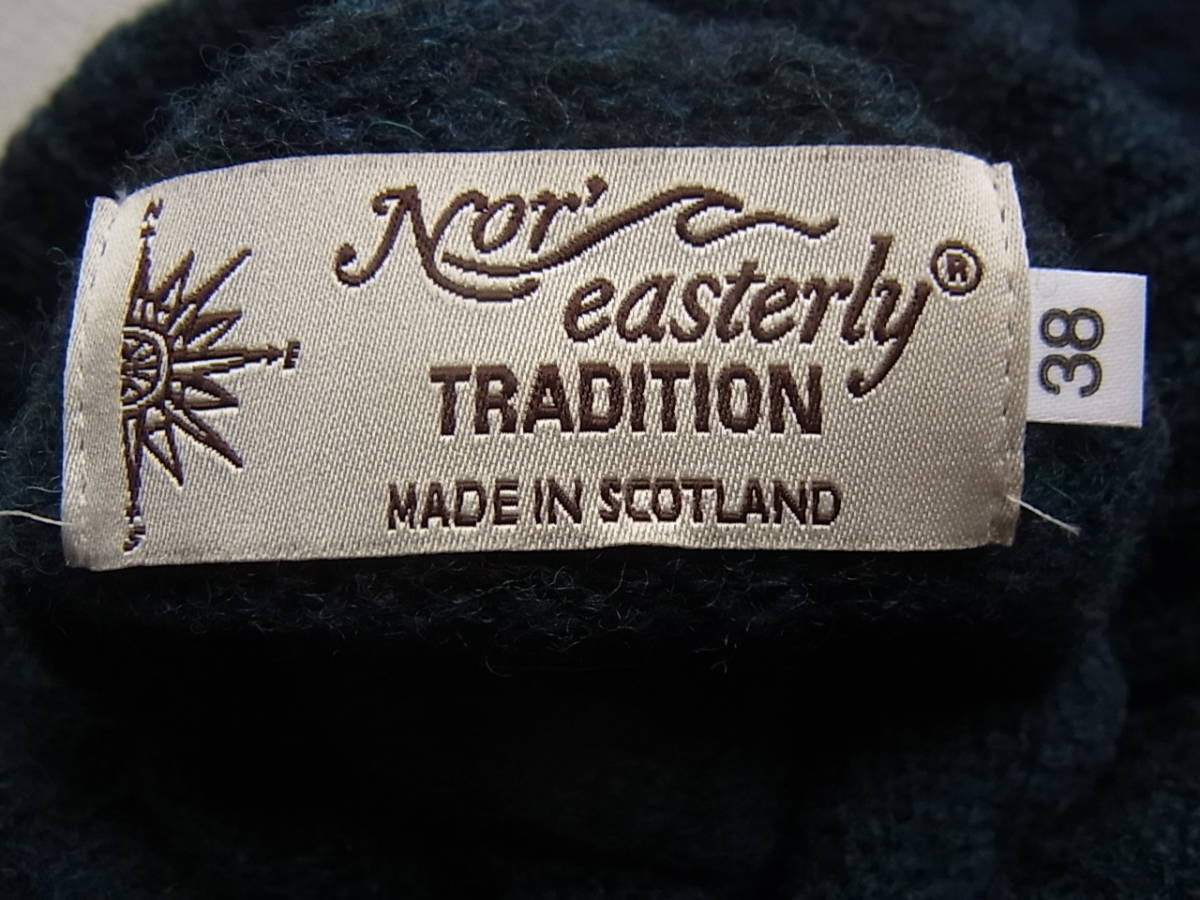 NOR' EASTERLY ノア イースタリー　シェットランドウール　タートルネックセーター　サイズ 38 MADE IN SCOTLAND _画像5