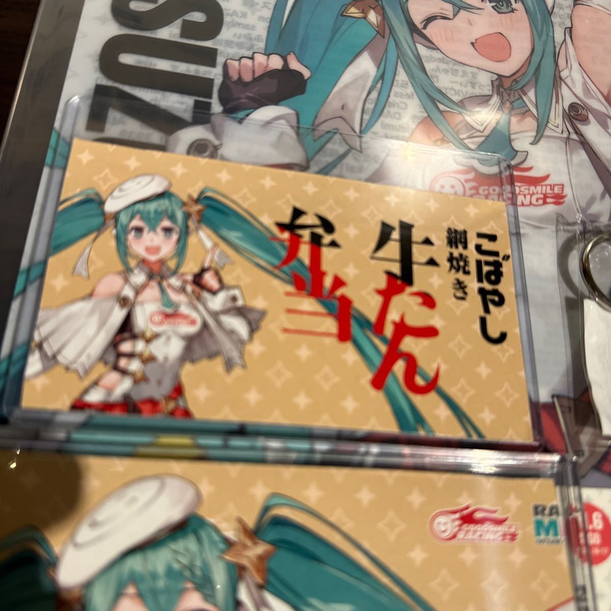 初音ミク アクリルキーホルダー アクキー レーシングミク 2023Ver. お弁当のこばやし ステッカー クリアファイル トリダモノ ライザの画像3