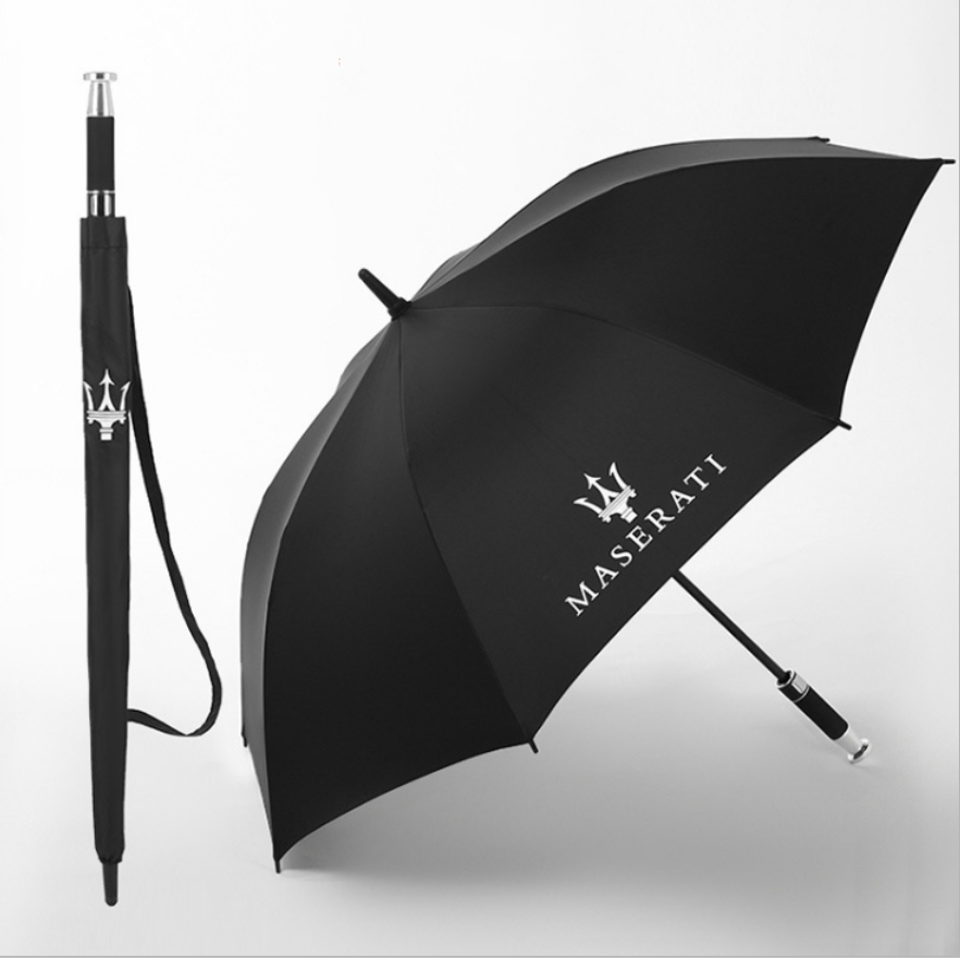 マセラティ Maserati 汎用 アンブレラ 長傘 雨傘 晴雨兼用 自動で開く ゴルフ 車用雨傘 8本骨 超撥水 紫外線遮蔽 収納袋付き_画像1