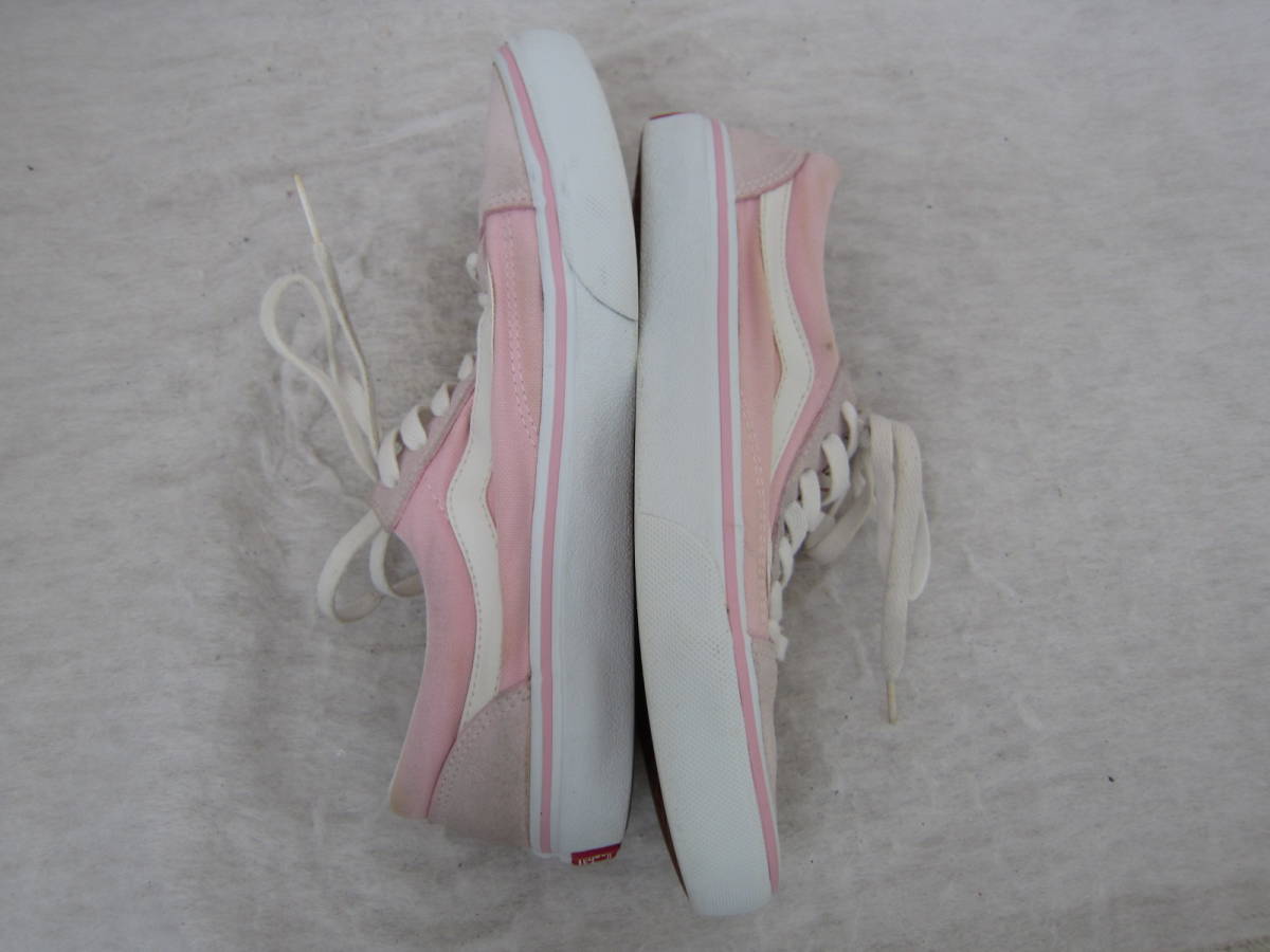 VANS OLD SKOOL DX（バンズ オールドスクールDX）（V36CL+） ピンク/白  25㎝ US7  ok2311Dの画像3