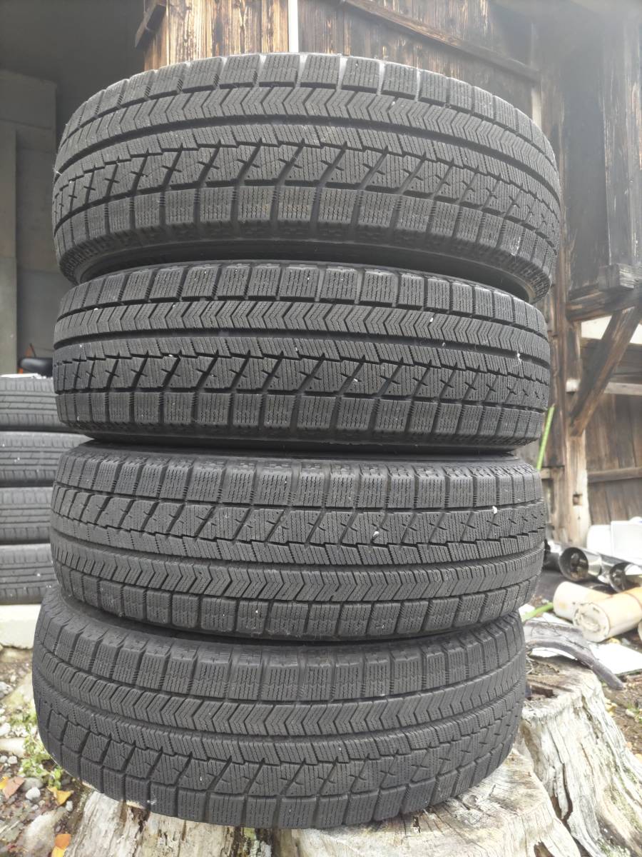 美品！155/65R14　 2019年製　ブリヂストン　VRX 4本セット バリ山スタッドレス NBOX タント ムーヴ ワゴンR　スペーシア軽自動車等_画像1