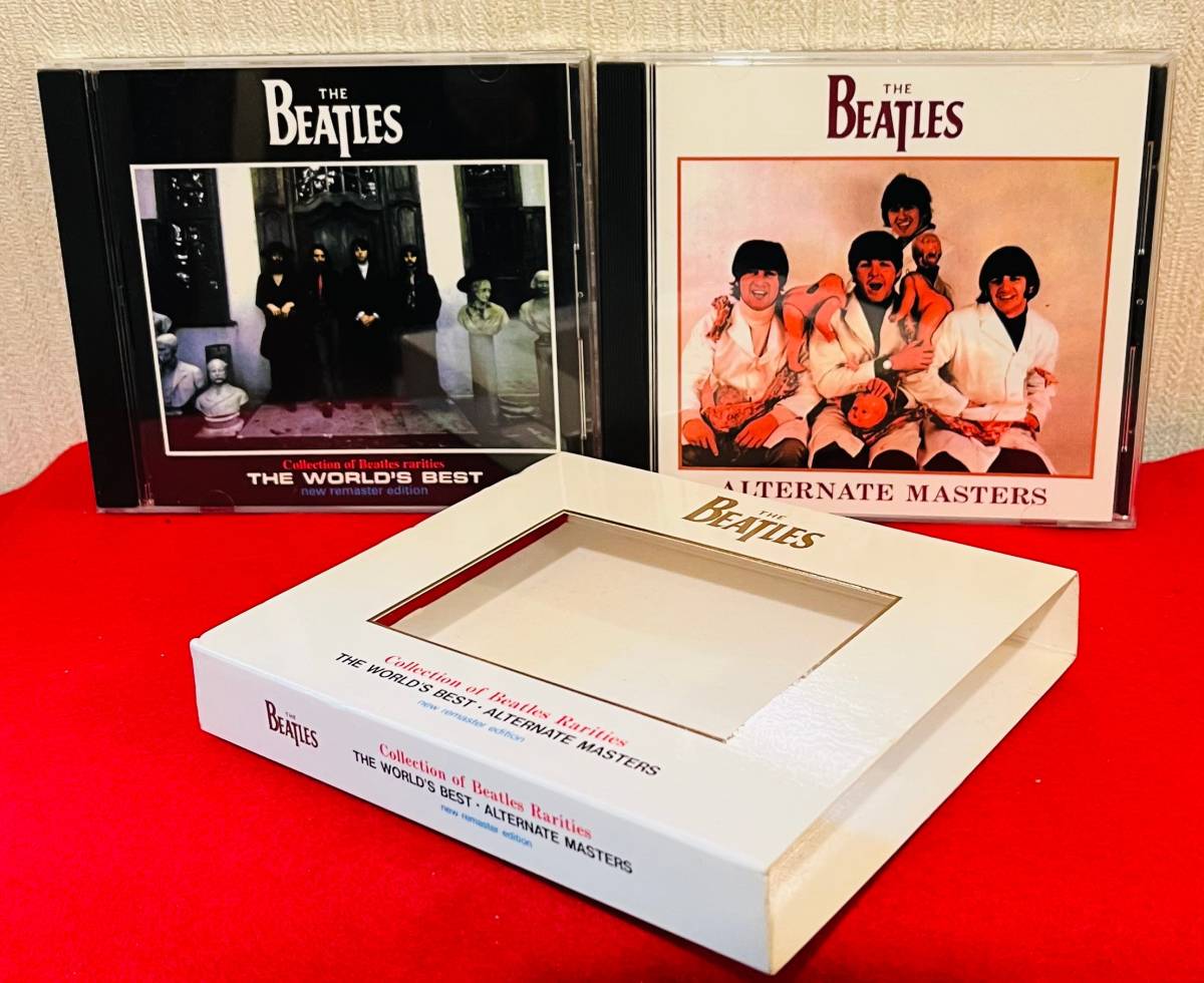 送料無料! 限定ゴールド盤2CD-BOX!! The Beatles ビートルズ / The World's Best - New Remaster Edition & Alternate Masters_画像1