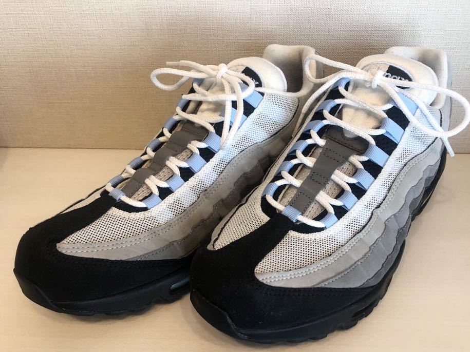 【海外限定】NIKE AIR MAX 95 BLACK ALUMINUMナイキ エアマックス95 ブラックアルミニウム30.0cm_画像1