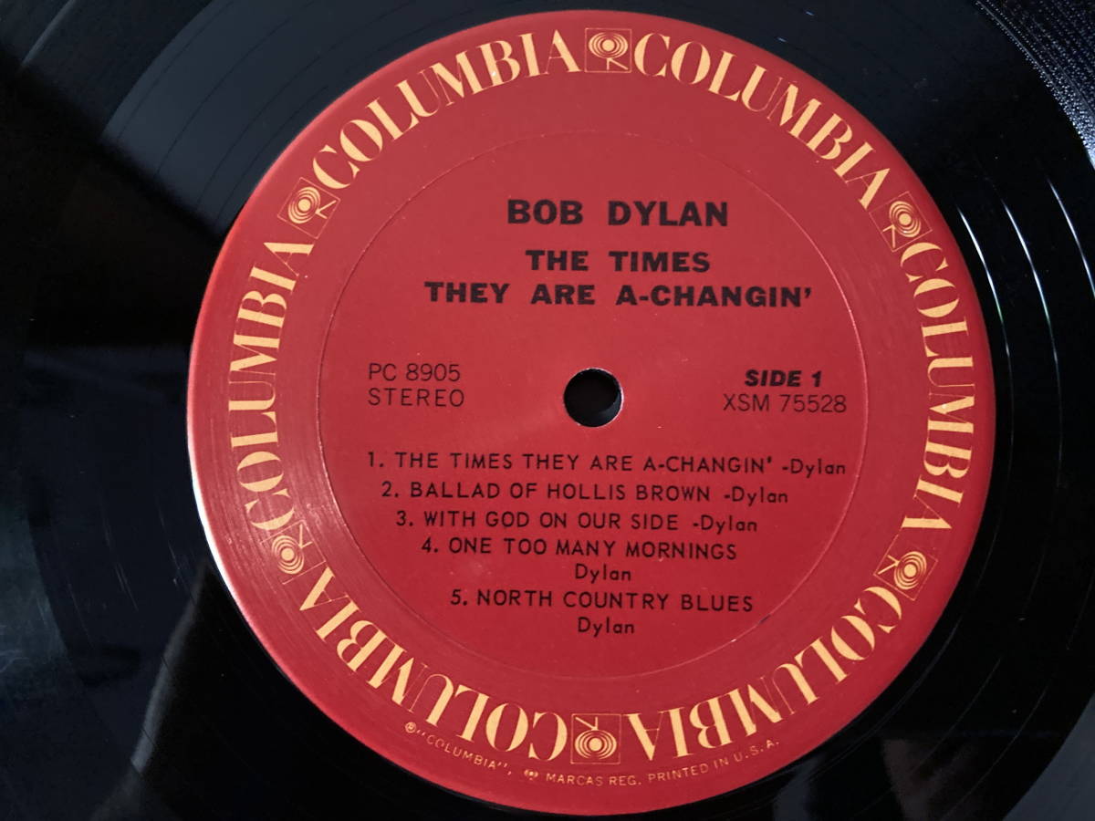 US盤 Bob Dylan [The Times They Are a-Changin'] ボブ・ディラン 時代は変わる LPレコード d2_画像3