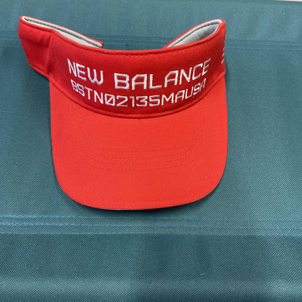 [ б/у * прекрасный товар ]NEW BALANCE GOLF( New balance Golf ) козырек orange 