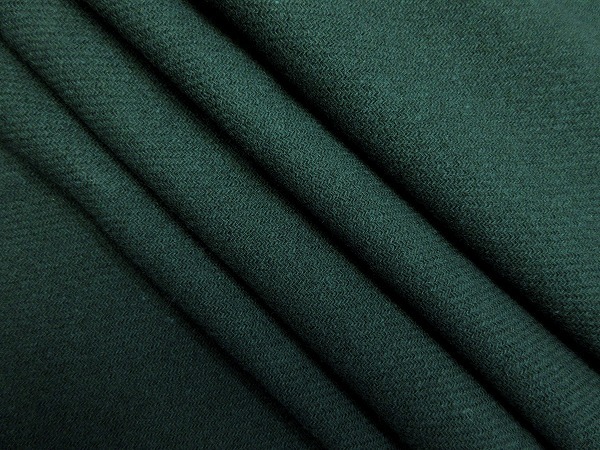 ウール100 綾織柄 スーツ ワンピース 中厚 巾156cm 長2m グリーン系[f752]_画像1