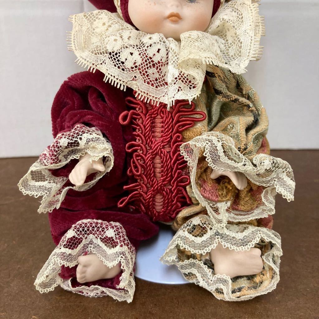 RK662) イタリア製 ミニ ビスクドール 人形 ベネチア イタリア