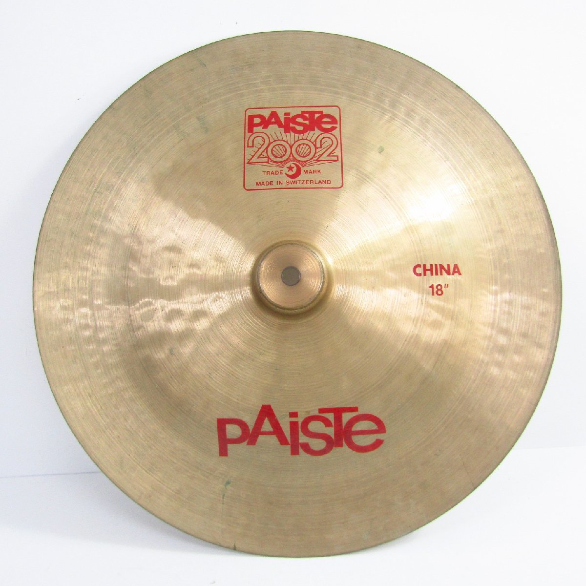 PAISTE CHINA 2002 パイステ チャイナシンバル 18” ▼G4175_画像1