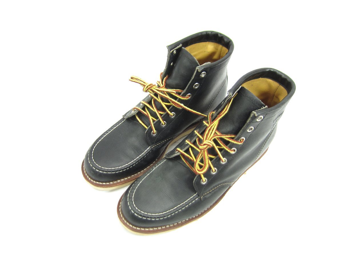 CHIPPEWA チペワ 91109 BLACK Dwidth 6 Black Odessa Vibram Christy Outsole ワークブーツ SIZE:9.5 27.5cm メンズ 靴 □UT10594_画像2