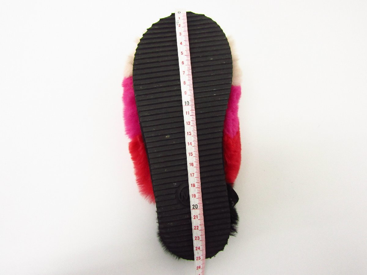 MICHAEL KORS マイケルコースELSIE (約23.0cm) スライドスリッパ 靴 ●A7149_画像7