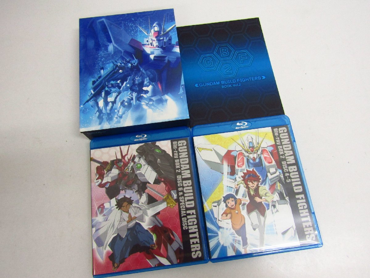 Blu-ray ガンダムビルドファイターズ BOX 1 2 セット アニメ ブルーレイ ⊥V5230_画像7