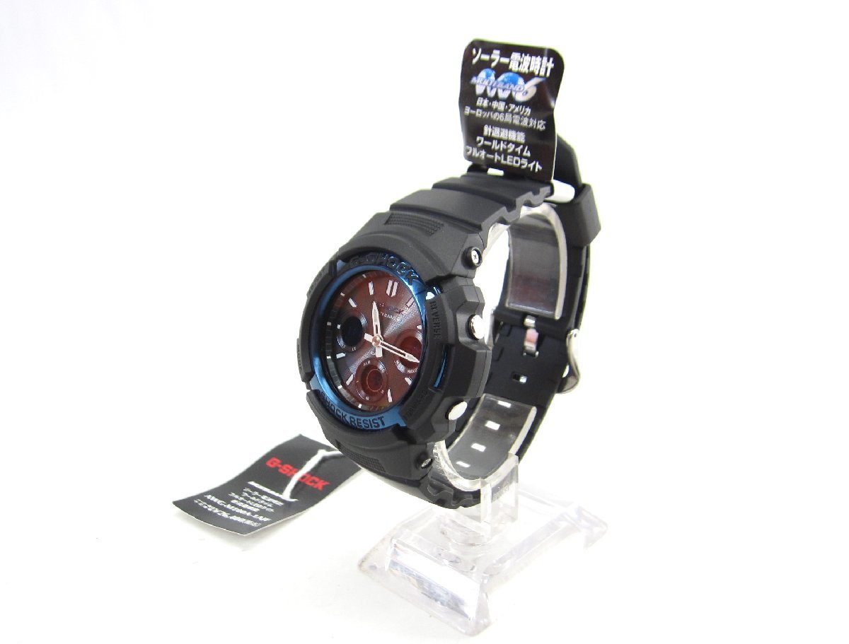 CASIO カシオ G-SHOCK AWG-M100A-1AJF 電波ソーラー 腕時計 ∠UA10459_画像3