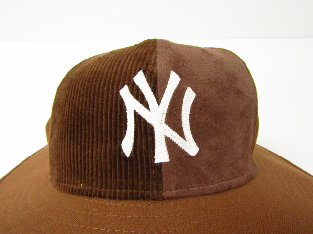 JOURNAL STANDARD × NEW ERA FITTED LONG BRIM HAT YANKEES ニューエラ ヤンキース ハット 帽子 ⊥CA836_画像8