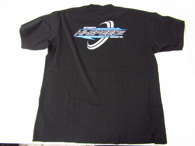 VETEMENTSvetomonHI-SPEED T-SHIRT короткий рукав футболка SIZE:XS _FG6749