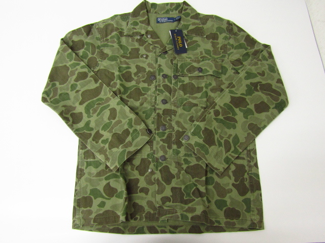 POLO RALPH LAUREN ポロラルフローレン SARANAC LAKE ミリタリーシャツ ジャケット SIZE:S ⊥FG6803