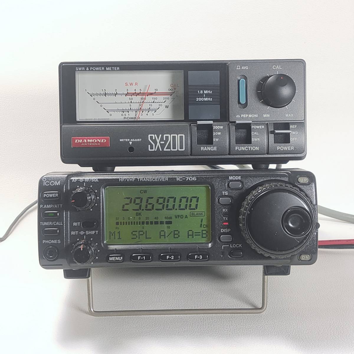 ICOM IC-706 トランシーバー 1.8～144MHzオールモード_画像7