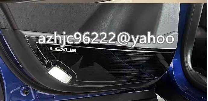 激安価 新型 ５代目レクサスRX350H　450H+ RX500H専用 フロント リア ドア キック　カバー　黒_画像2