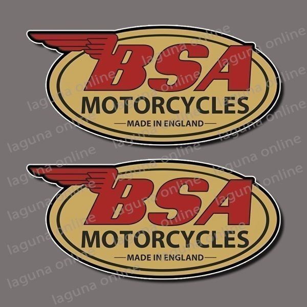 ☆即納☆　BSA　バーミンガムスモールアームズ　ステッカー　デカール　並行輸入 6_画像1