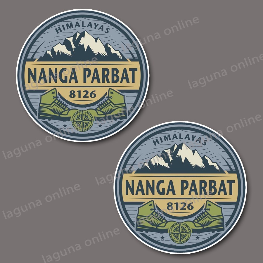 ☆即納☆　NANGA PARBAT ナンガ パルバット　ステッカー　デカール　並行輸入_画像1