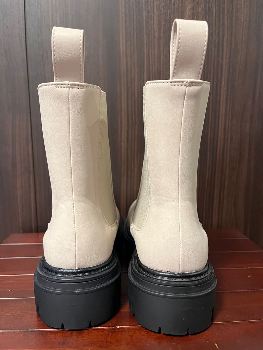 新品未使用 ルカグロッシ luca grossi サイドゴア ブーツ タンクソール