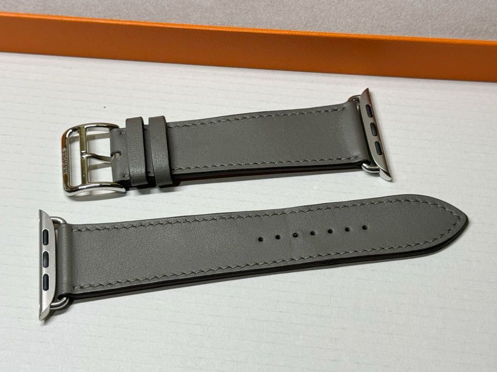 即決 Apple watch HERMES 45mm 44mm 42mm シンプルトゥール グリメイヤ