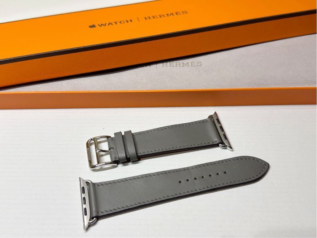 ☆即決 Apple watch HERMES 45mm 44mm 42mm シンプルトゥール グリメイヤ レザーバンド アップルウォッチ エルメス 純正 フォーヴ 275 ☆即決 Apple watch HERMES 45mm 44mm 42mm シンプルトゥール グリメイヤ レザーバンド アップルウォッチ エルメス 純正 フォーヴ 275