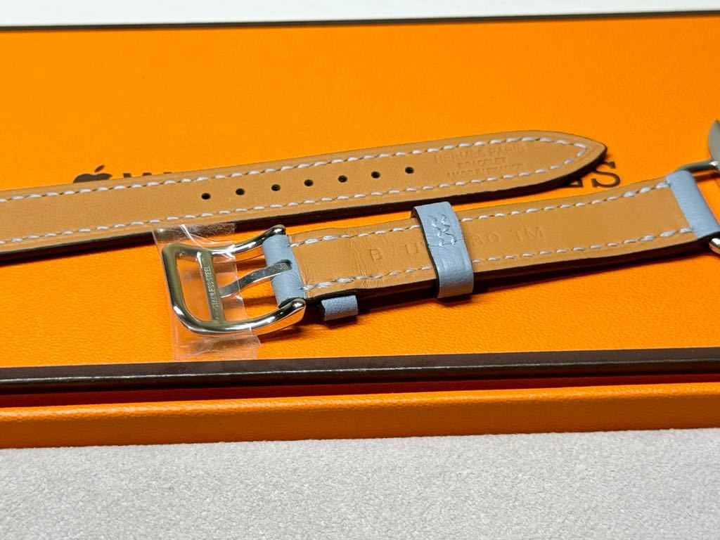 即決 未使用 ブルー ラン アトラージュ Apple watch HERMES 即決 未使用 ブルー ラン アトラージュ Apple watch HERMES