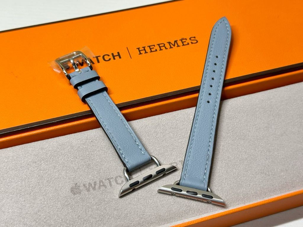 即決 未使用 ブルー ラン アトラージュ Apple watch HERMES 即決 未使用 ブルー ラン アトラージュ Apple watch HERMES