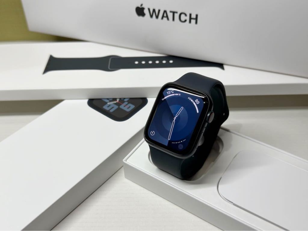 即決 美品 バッテリー100% Apple Watch SE2 44mm ミッドナイト