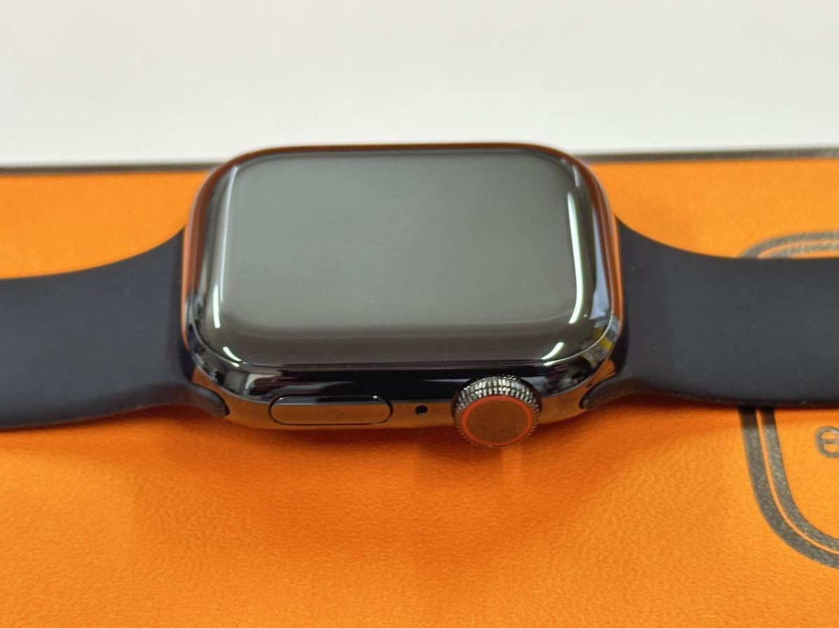 最新 即決 100% 黒 Apple Watch series9 HERMES 41mm アップルウォッチ