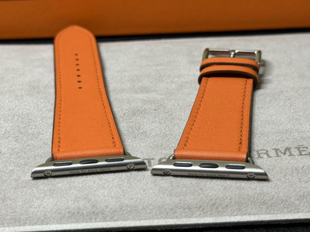 ☆即決 ほぼ未使用 Apple Watch Hermes 41mm 40mm ヴォー スイフト