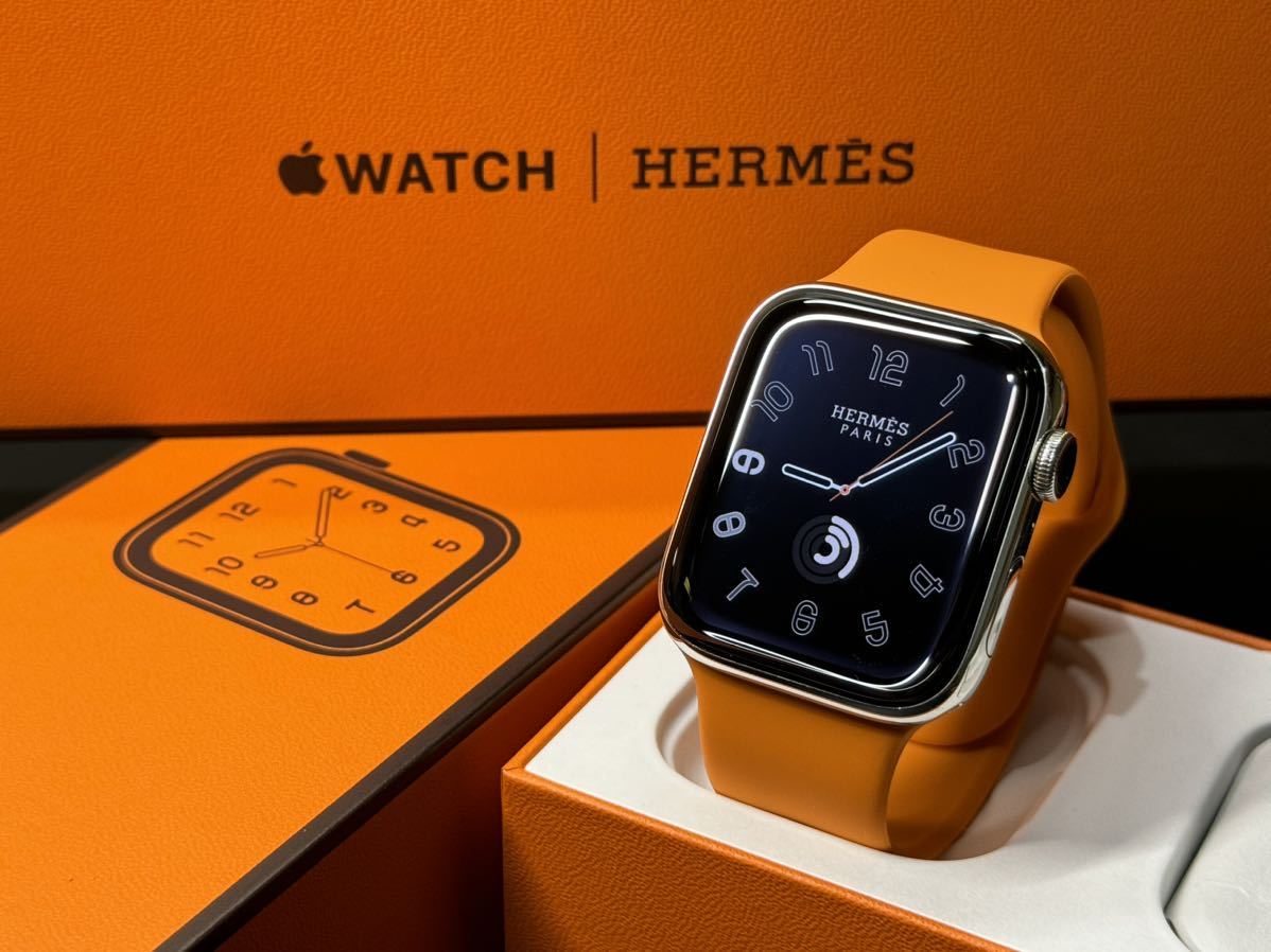 驚きの安さ HERMES series6 Watch Apple ケア+ 美品 ☆即決 44mm 338