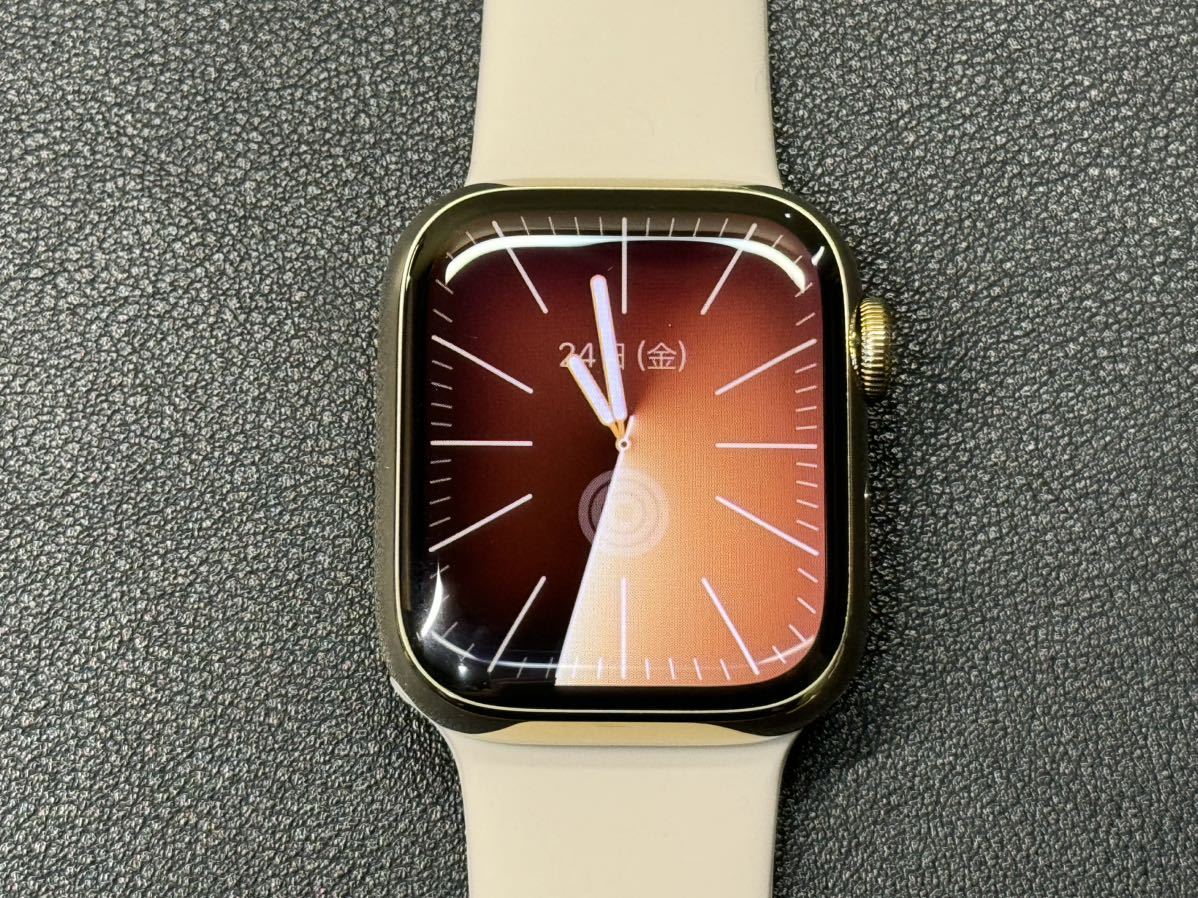 即決 美品 オススメ Apple Watch series7 41mm ゴールドステンレス