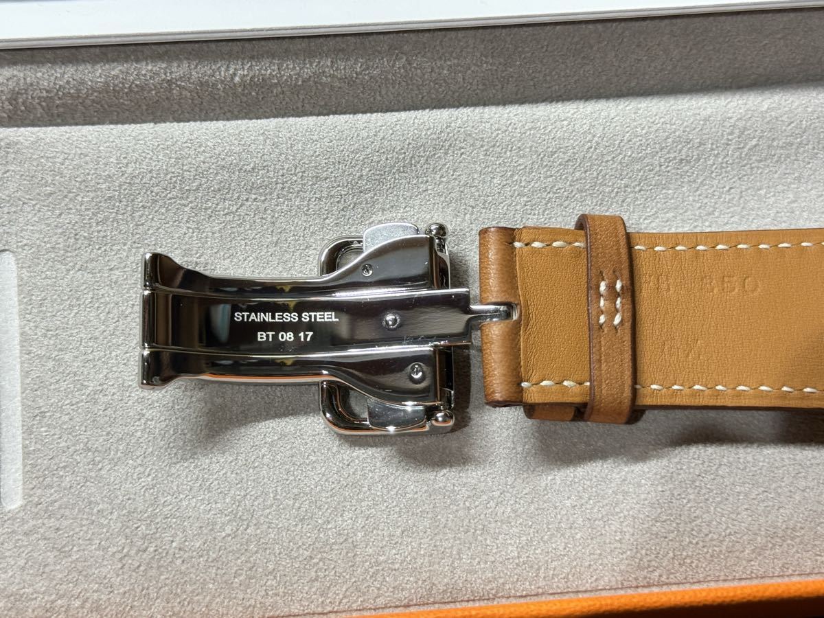 ☆即決 美品 Apple watch HERMES エルメス Dバックル ディプロイアントバックル アップルウォッチ 44mm 45mm フォーヴ 262_画像9