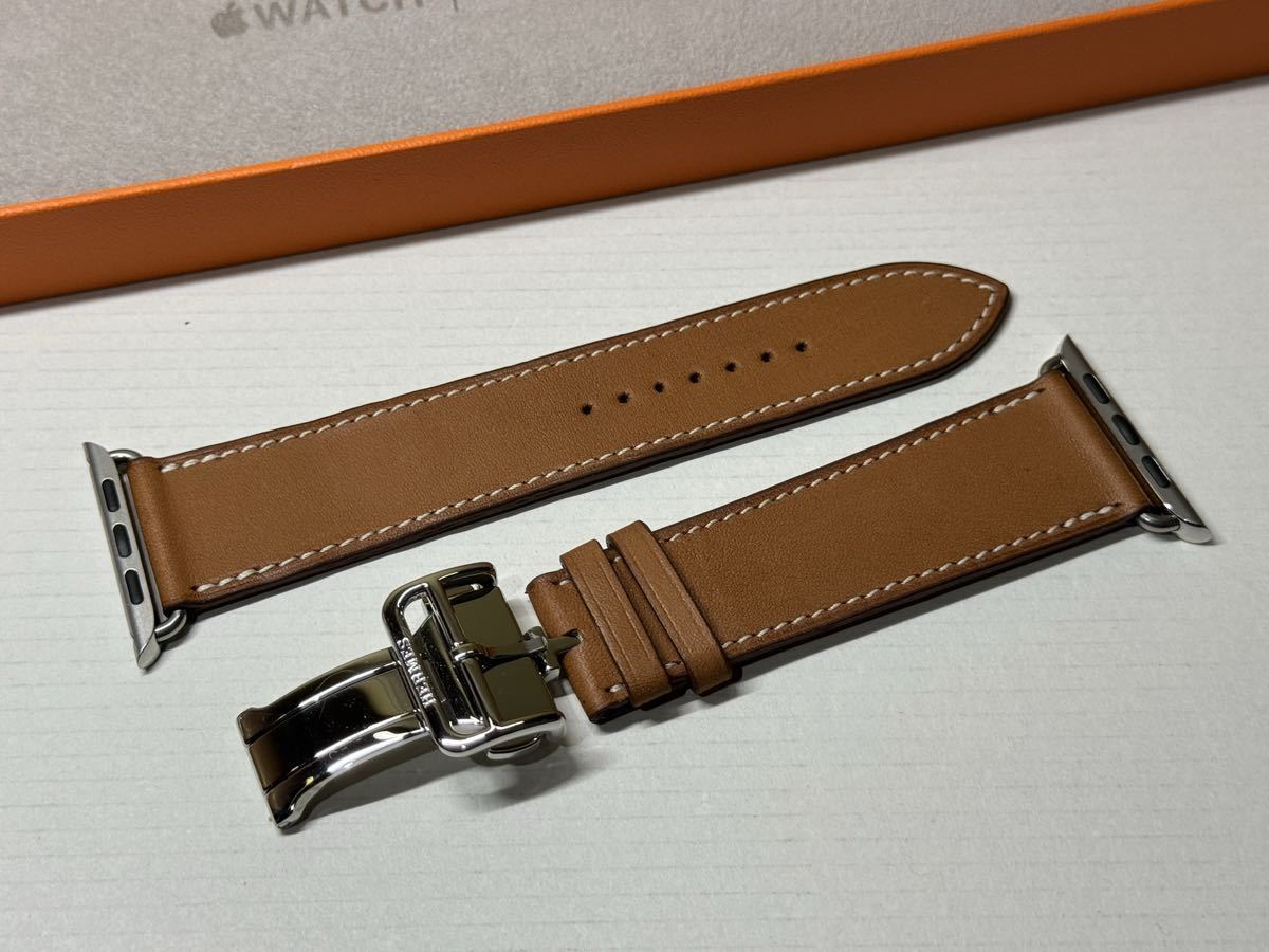 ☆即決 美品 Apple watch HERMES エルメス Dバックル ディプロイアントバックル アップルウォッチ 44mm 45mm フォーヴ 262_画像3