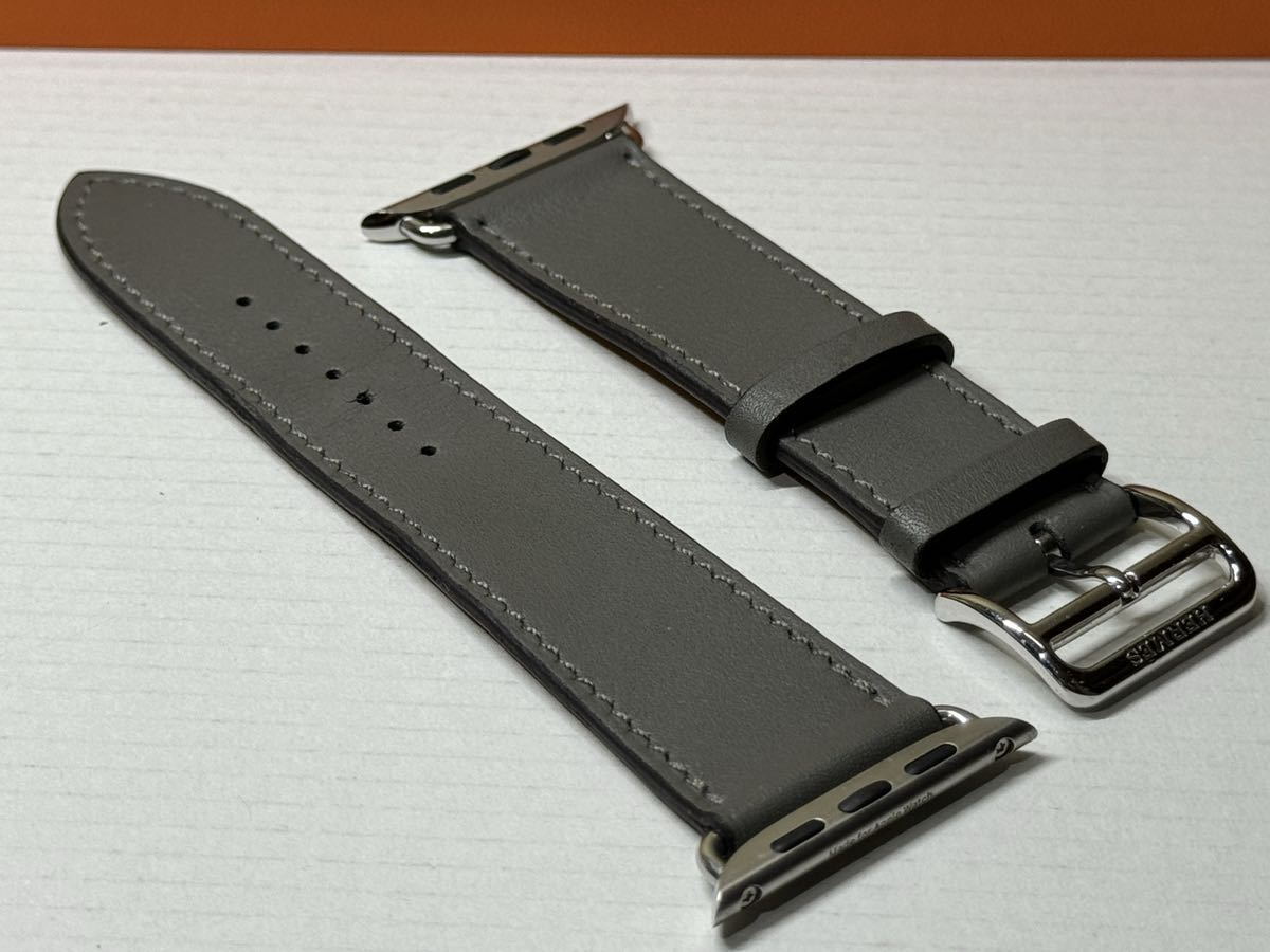 即決 Apple watch HERMES 45mm 44mm 42mm シンプルトゥール グリメイヤ
